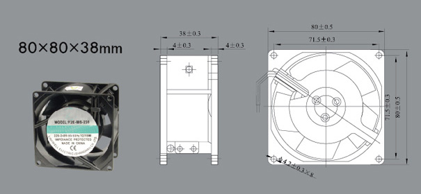 80×80×38mm