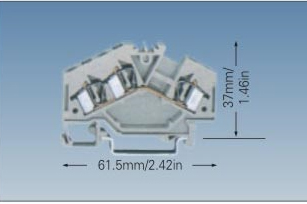 WD3-4B 笼式弹簧接线端子系列